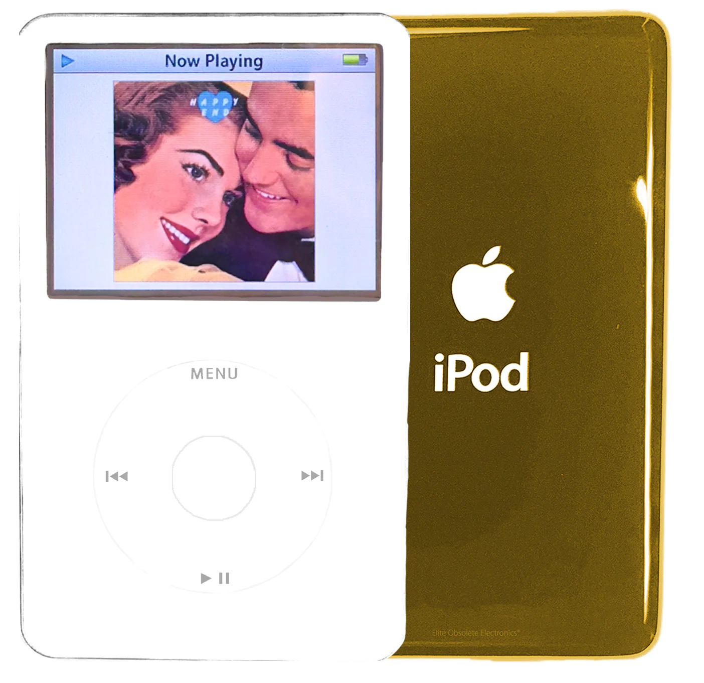 New Apple iPod Video Classic 5th & 5.5 Enhanced White / White / White (Gold)