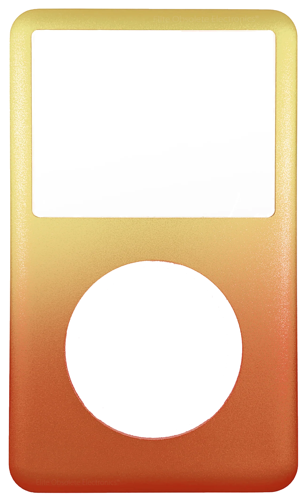 New Gradient Orange & Gold Faceplate For Apple iPod Classic 6th 7th Generation Metal A1238