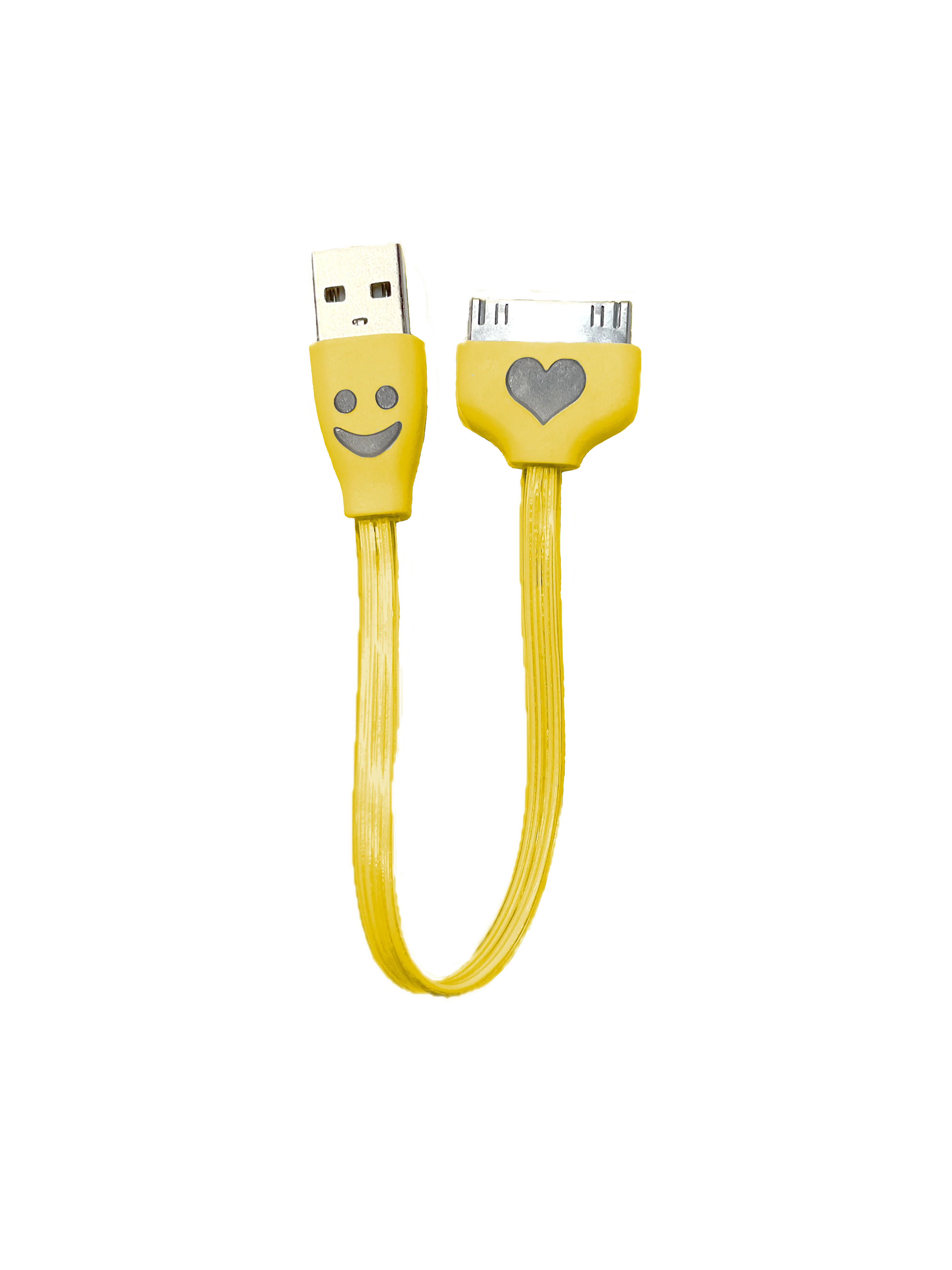 New Short 30-Pin USB Charge & Sync Cable for Apple iPod (6 Inch / 0.15 Meters) Illuminated Happy Heart - Image 4