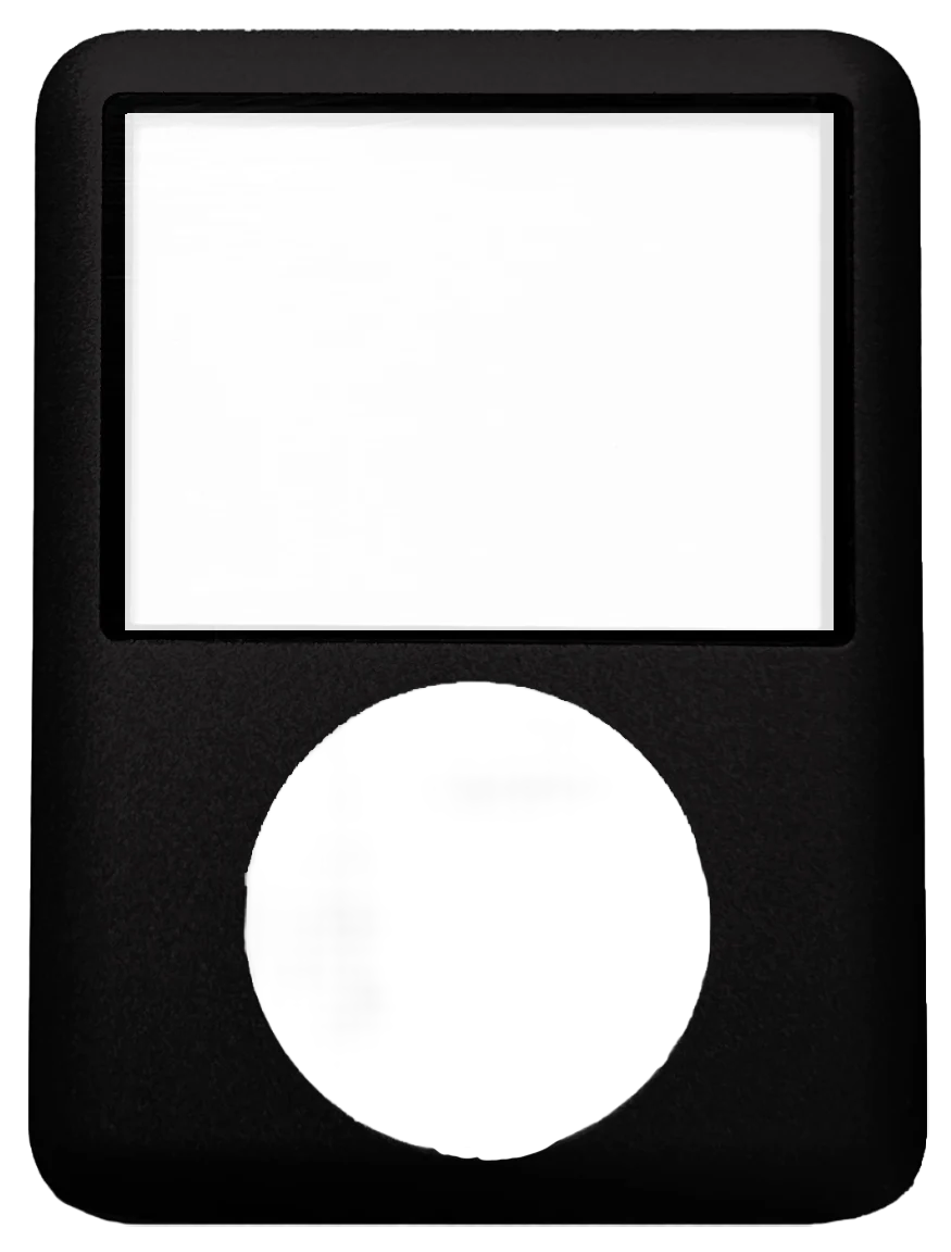 New Slate Black Faceplate & Center Button for Apple iPod Nano 3rd Generation 4GB 8GB A1236