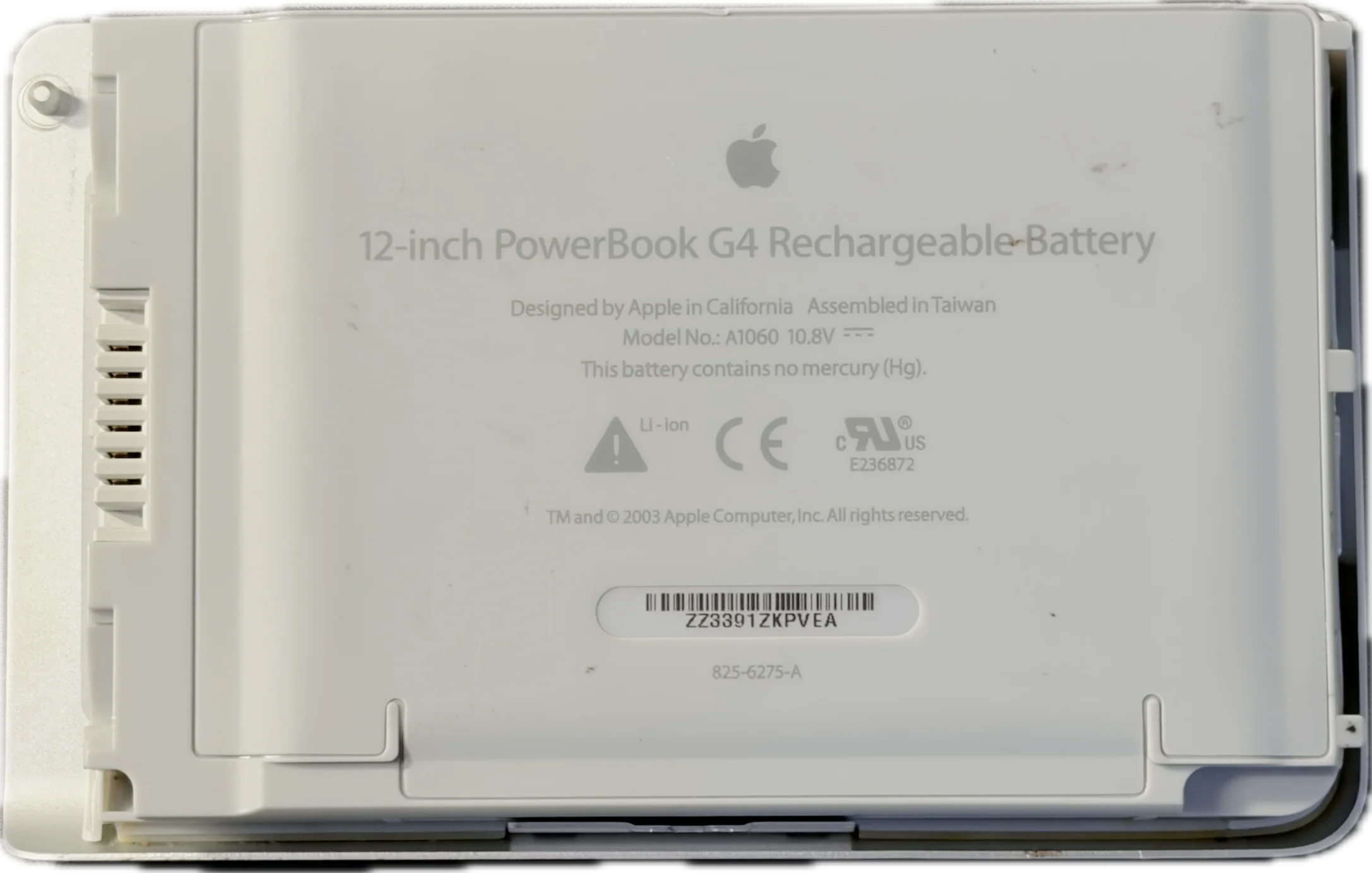 Original Apple Rechargeable Lithium-Ion Battery A1060 for Mac PowerBook G4 12" Aluminum A1010 A1104 - Image 3