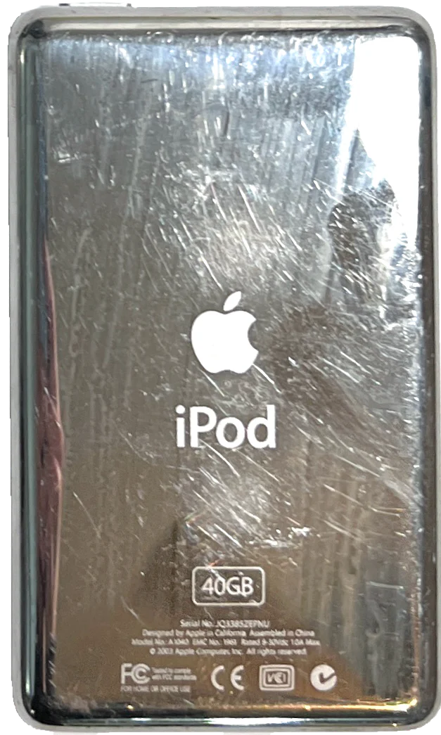 Used Original Backplate & Headphone Jack Flex Assembly for Apple iPod Classic 3rd Generation 10GB 15GB 20GB 30GB 40GB A1040 - Image 4