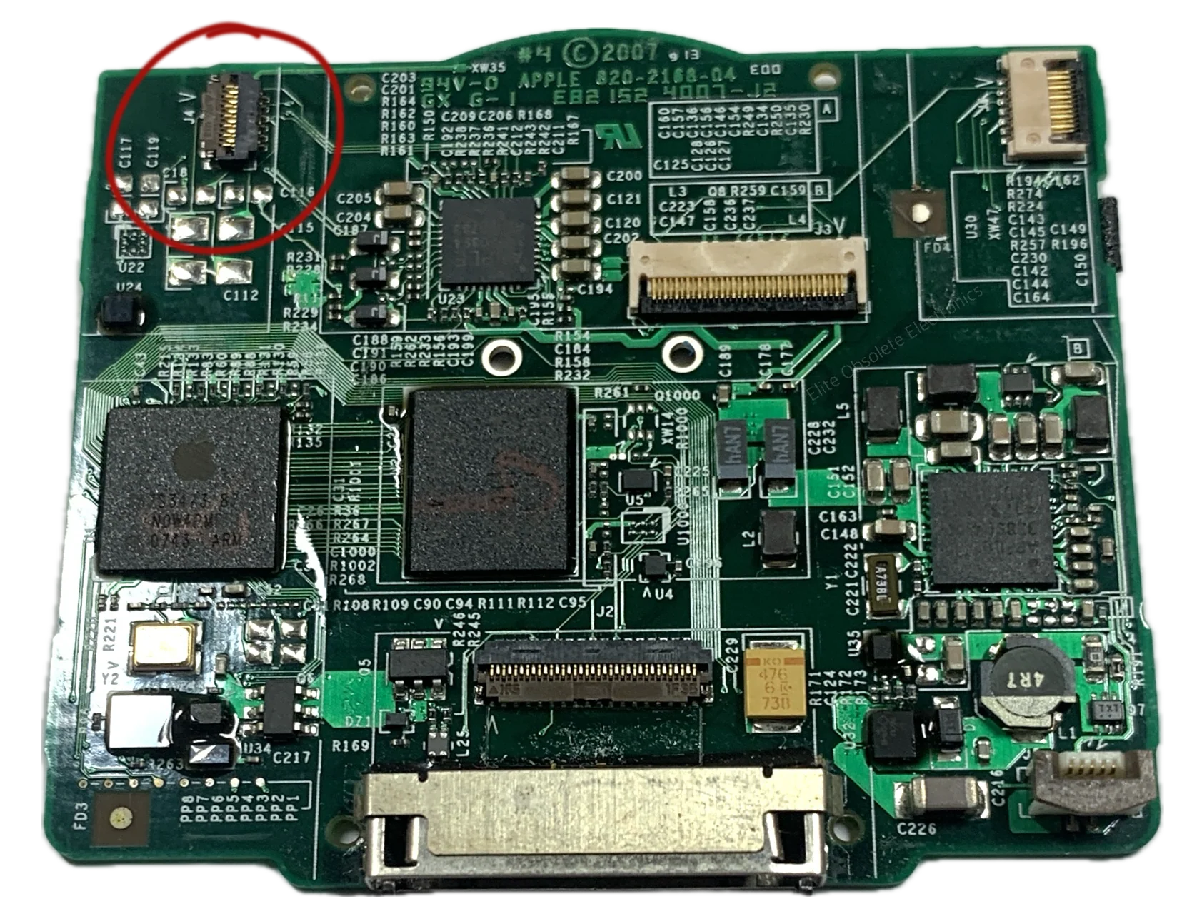 New Headphone Jack & Lock Switch ZIF Latch Connection for Apple iPod Video & iPod Classic Logic Board - Image 2