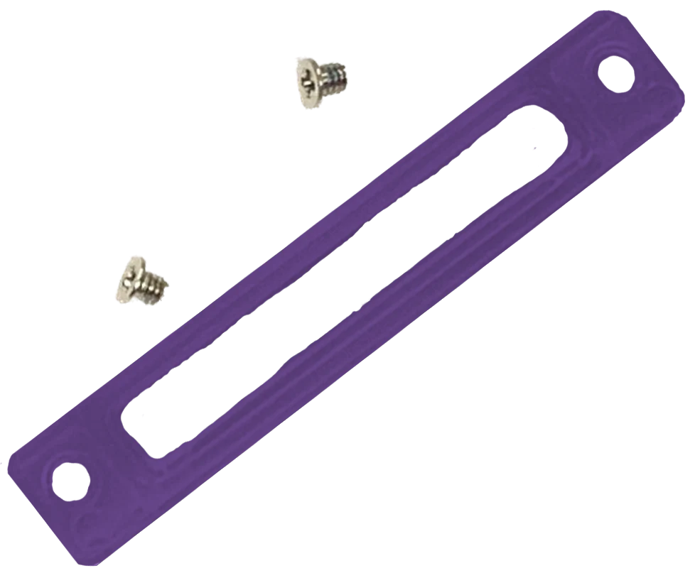Solid Purple Dock Plastic Bezel for Apple iPod Video 5th 5.5 & Classic 6th 7th Thick & Thin A1136 A1238 - Image 2