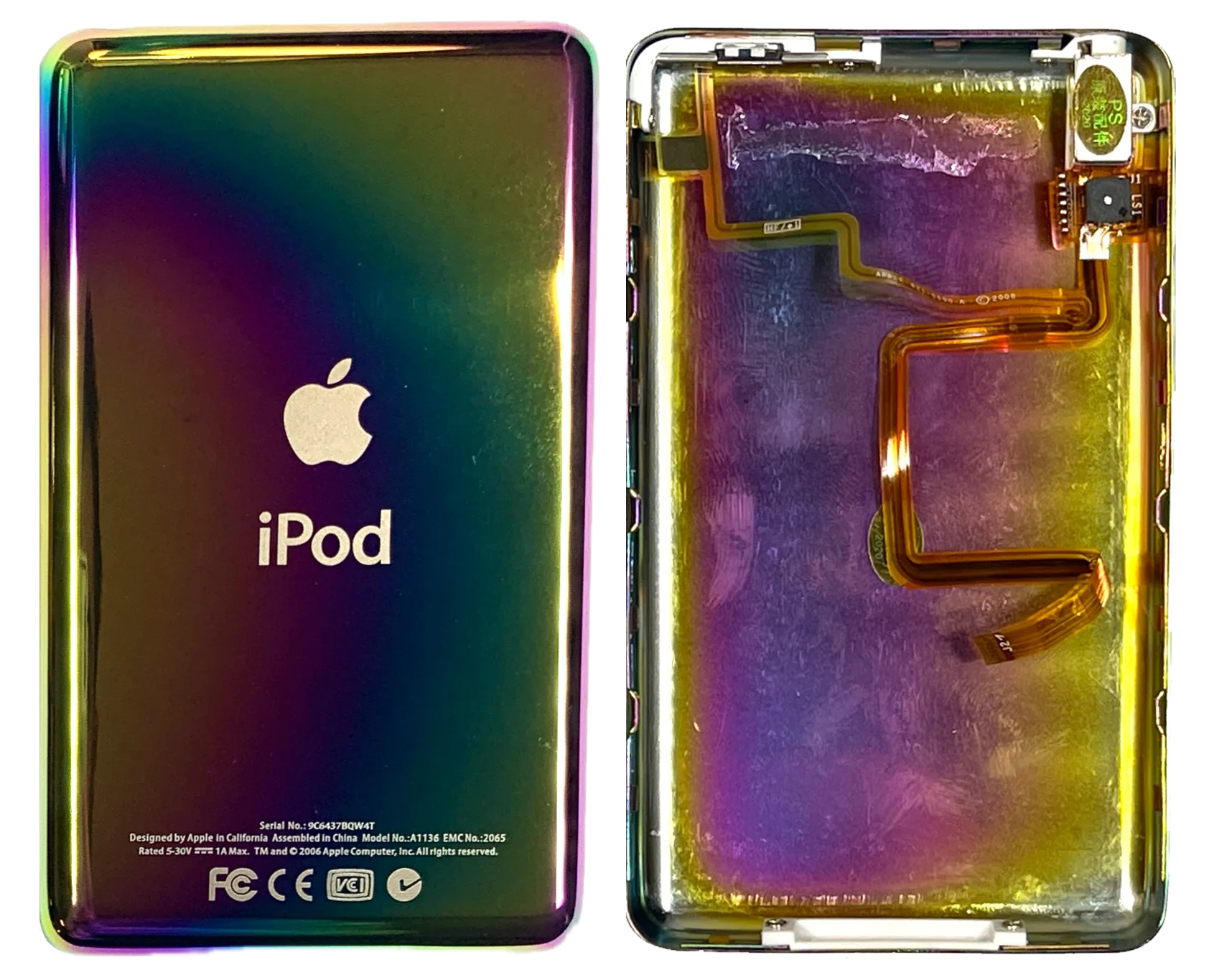 Thin Rainbow Universal Backplate for Apple iPod Classic 6th 7th & iPod Video 5th 5.5 Enhanced - Image 4