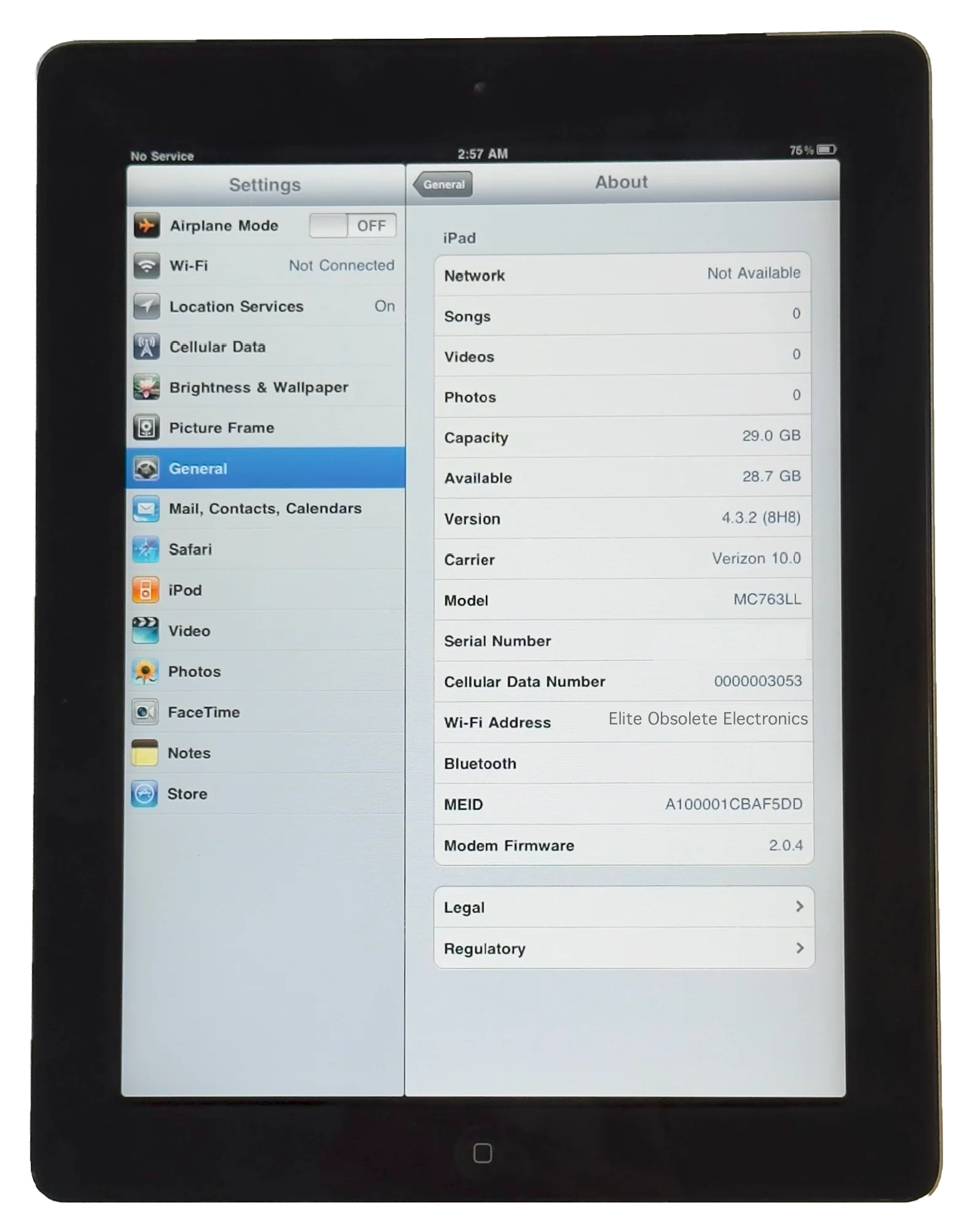 Refurbished Apple iPad 2 16GB 32GB 64GB White & Black Rare iOS 4.3.2 & iOS 6.0.1 A1395 A1397 - Image 3