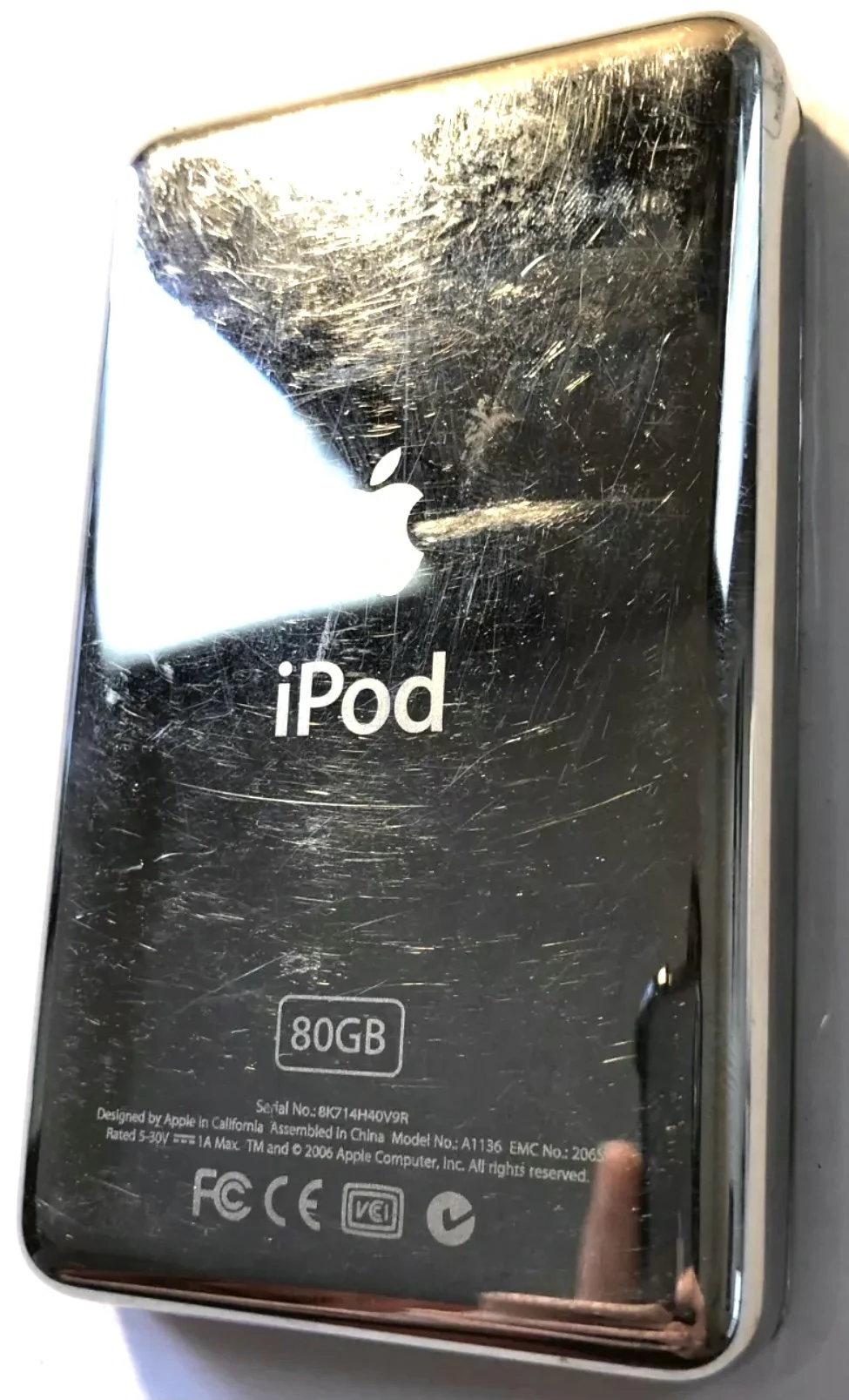Refurbished Black Apple iPod Video 5th & 5.5 Enhanced New Battery 650mah 850mah A1136 - Image 5