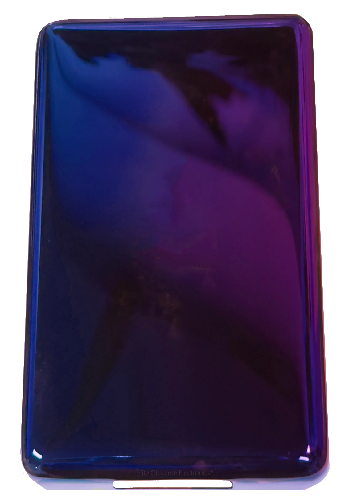 Thin Ultraviolet Purple Blue Fully Blank Backplate for Apple iPod Video 5th 5.5 Enhanced & iPod Classic 6th 7th A1136 A1238