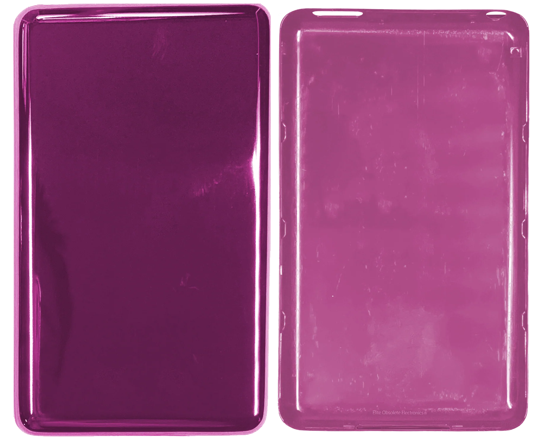 Thick Hyper Pink Fully Blank Backplate for Apple iPod Classic 6th 7th & iPod Video 5th 5.5 Enhanced - Image 2