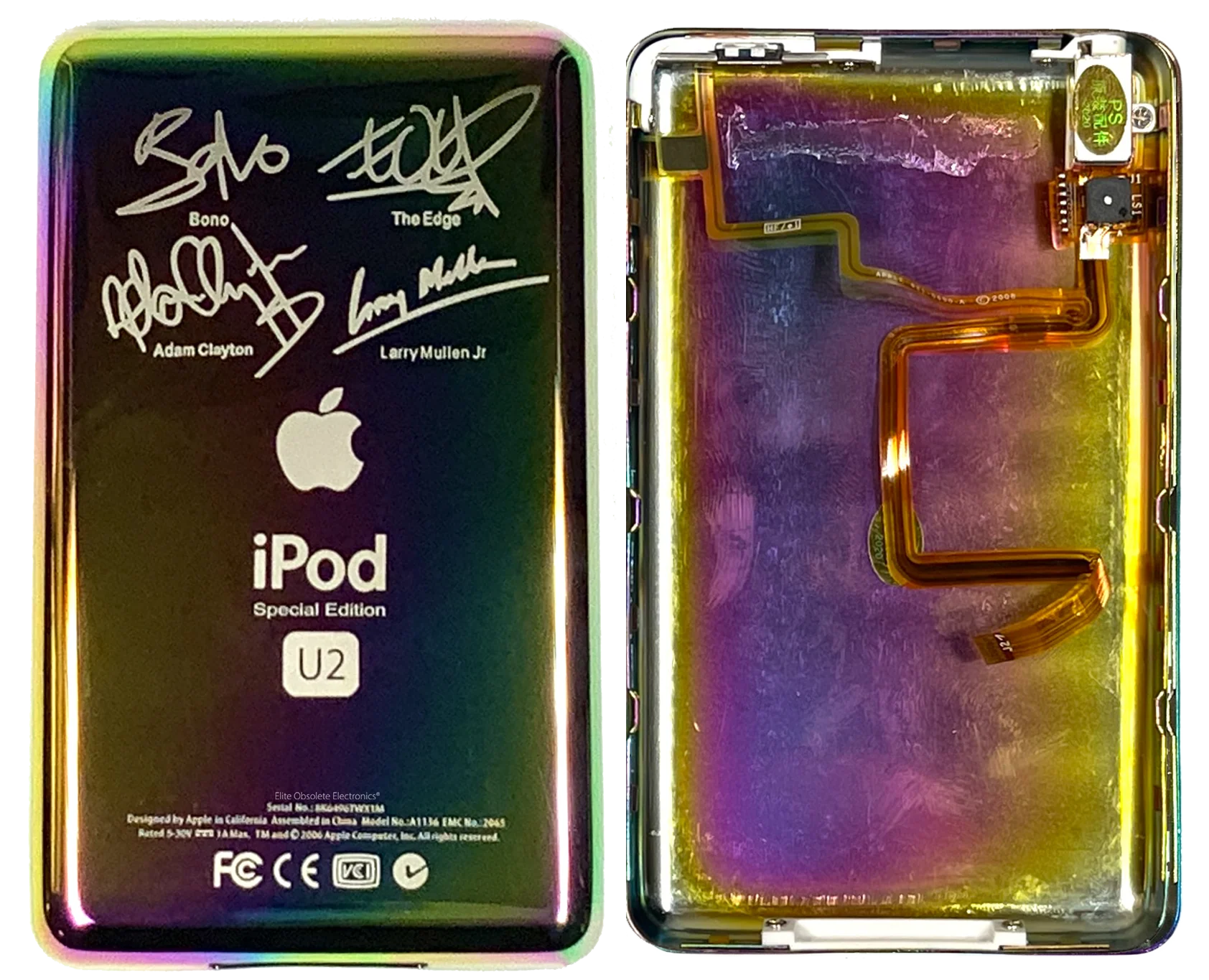 Thick Rainbow U2 Special Edition Backplate for Apple iPod Video 5th 5.5 A1136 & iPod Classic 6th 7th A1238 - Image 3