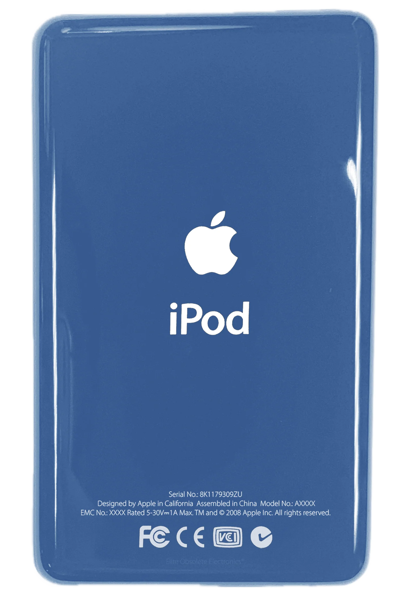 Thin Daylight Blue Backplate for Apple iPod Video 5th 5.5 & iPod Classic 6th 7th A1136 A1238