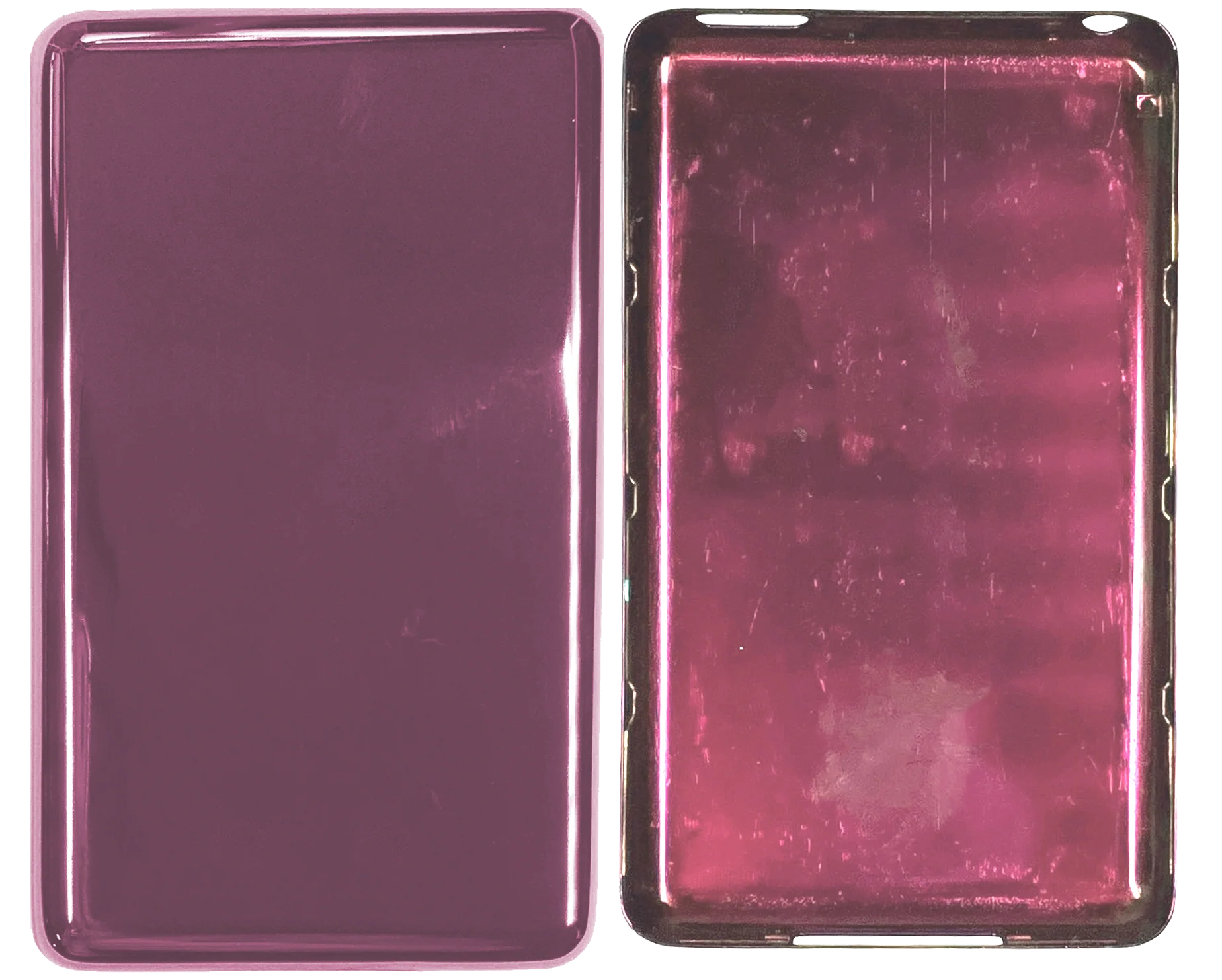 Thin Blush Pink Fully Blank Backplate for Apple iPod Classic 6th 7th & iPod Video 5th 5.5 Enhanced - Image 2