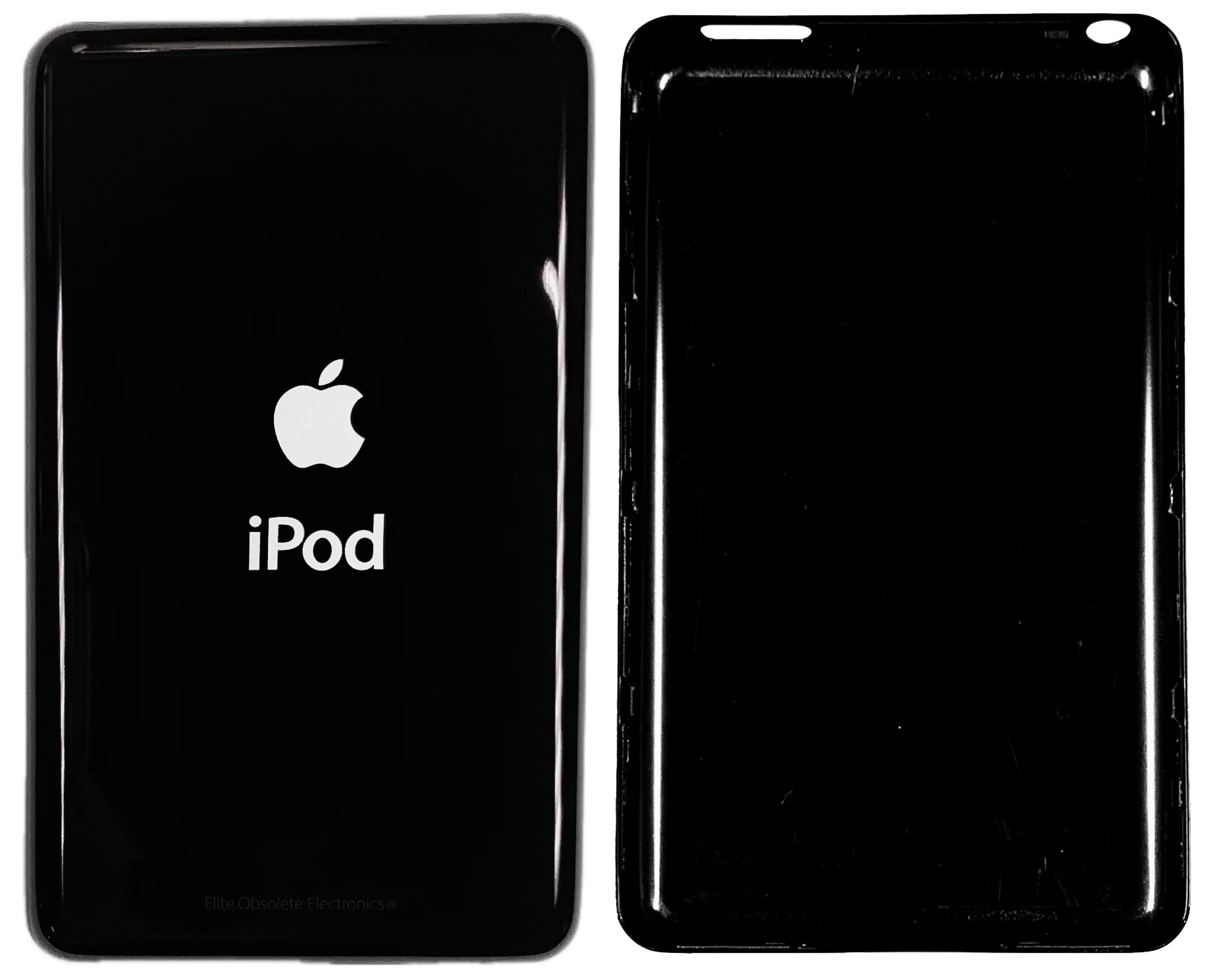 Thin Fully Universal Black Chrome Backplate for Apple iPod Video 5th 5.5 & iPod Classic 6th 7th A1136 A1238 - Image 2