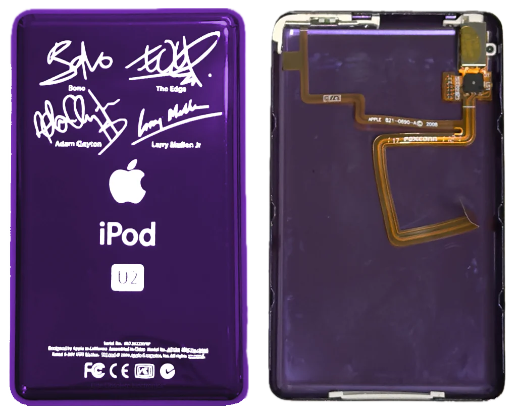 Thin Midnight Purple U2 Special Edition Backplate for Apple iPod Video 5th 5.5 A1136 & iPod Classic 6th 7th A1238 - Image 3