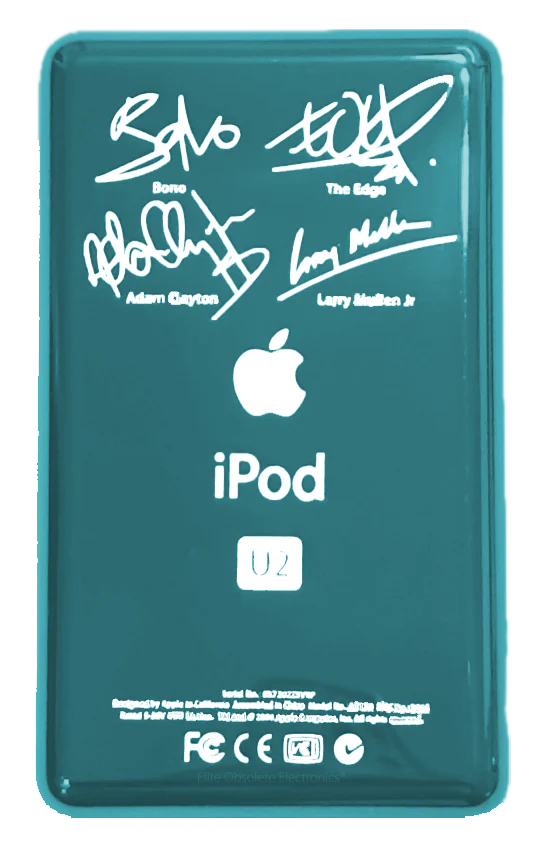 Thick Ocean Blue U2 Special Edition Backplate for Apple iPod Video 5th 5.5 & iPod Classic 6th 7th A1136 A1238