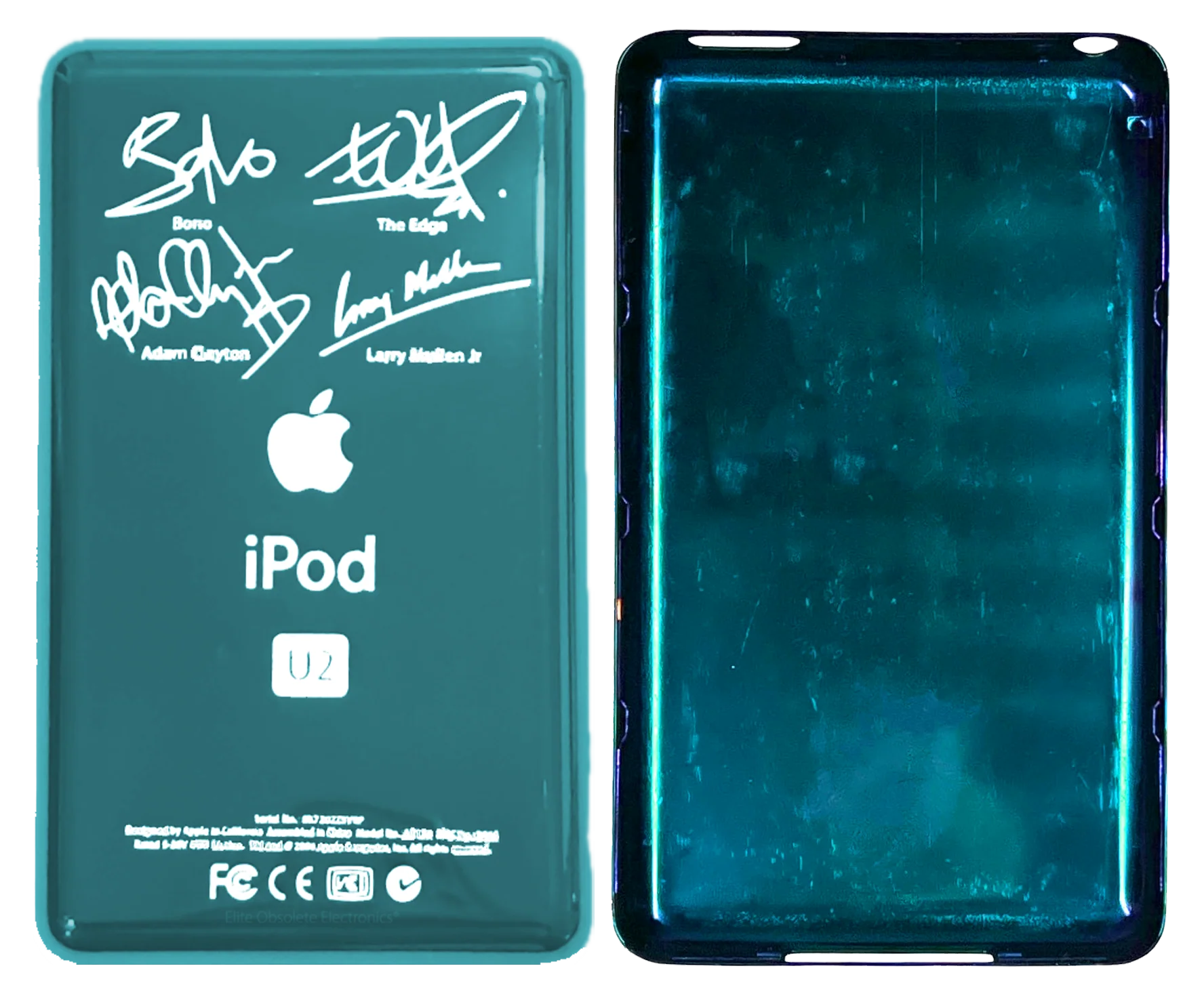 Thick Ocean Blue U2 Special Edition Backplate for Apple iPod Video 5th 5.5 & iPod Classic 6th 7th A1136 A1238 - Image 2