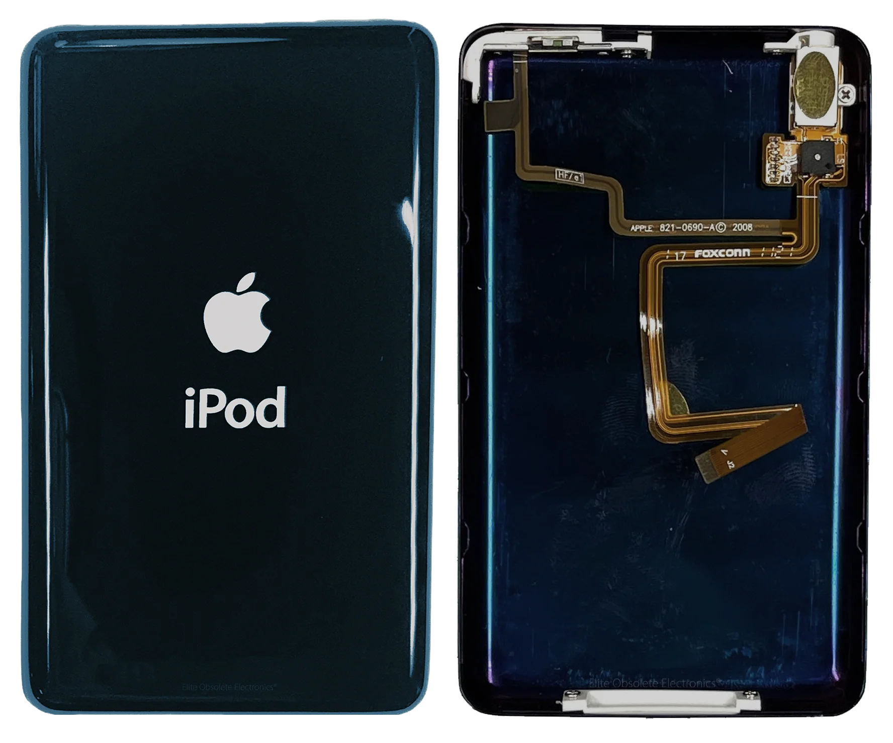 Thin Storm Cloud Blue Universal Backplate for Apple iPod Video 5th 5.5 A1136 & iPod Classic 6th 7th A1238 - Image 3