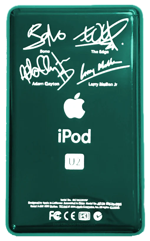 Thin Pine Green U2 Special Edition Backplate for Apple iPod Video 5th 5.5 A1136 & iPod Classic 6th 7th A1238