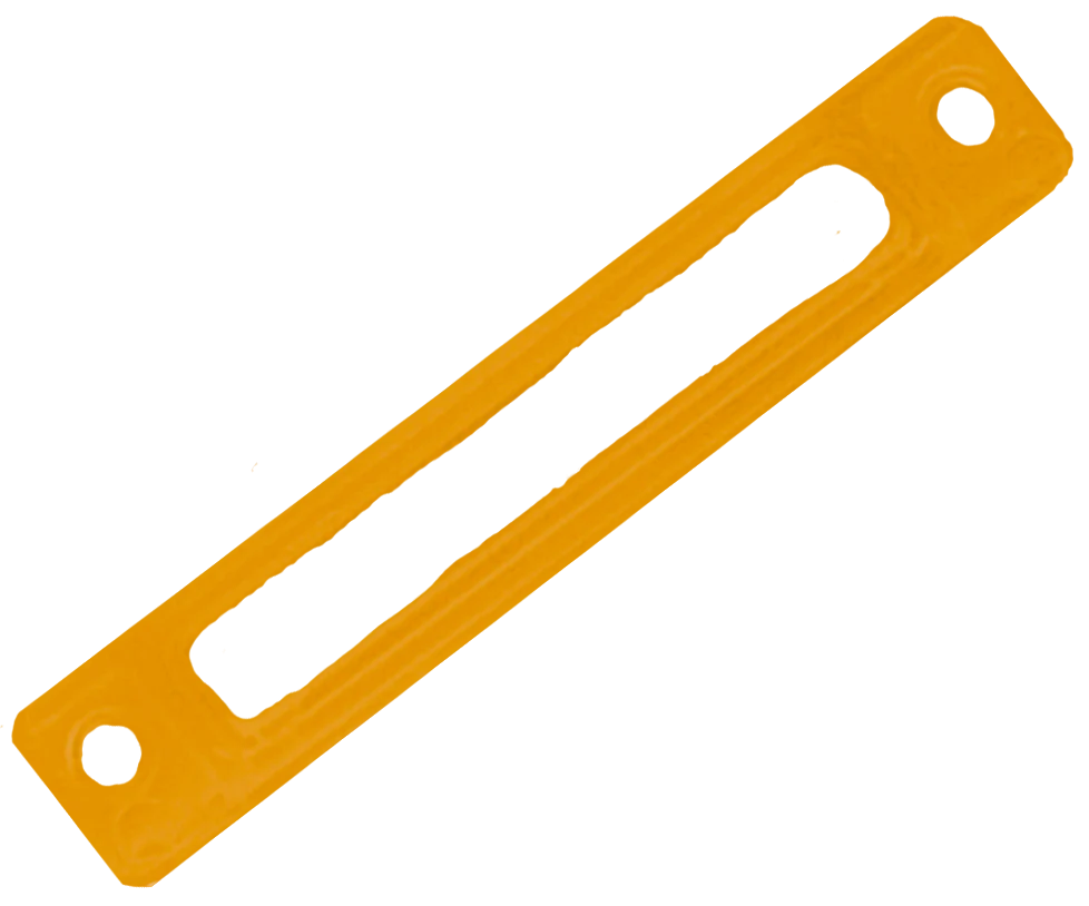 Solid Yellow Dock Plastic Bezel for Apple iPod Video 5th 5.5 & Classic 6th 7th Thick & Thin A1136 A1238